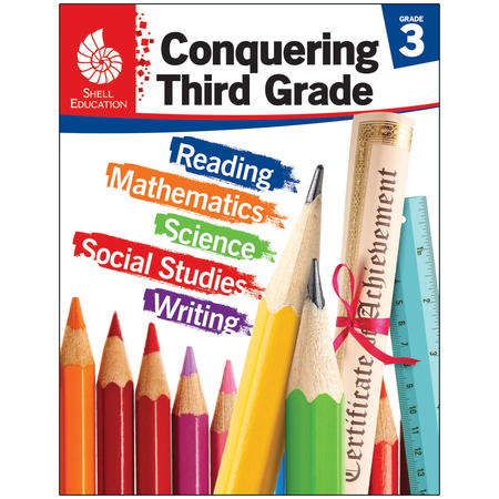 SHELL EDUCATION Conquering Third Grade, Workbook 51622